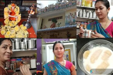 My Morning to Afternoon Routine | Thursday Vlog | Pooja and Traditional Healthy Lunch Menu |