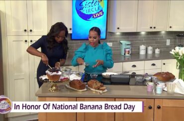 Sister Circle |  Baking Banana Bread With Chef Kelli Ferrell | TVONE