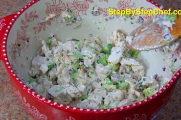 Herbed Chicken Salad Recipe Easy -- StepByStepChef.com
