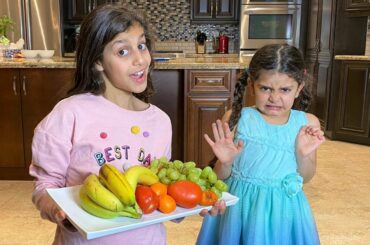Deema teaches Sally to eat healthy food and exercise