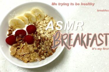 ☆ Me trying to make a HEALTHY breakfast ☆| ASMR Cooking | milktea studies