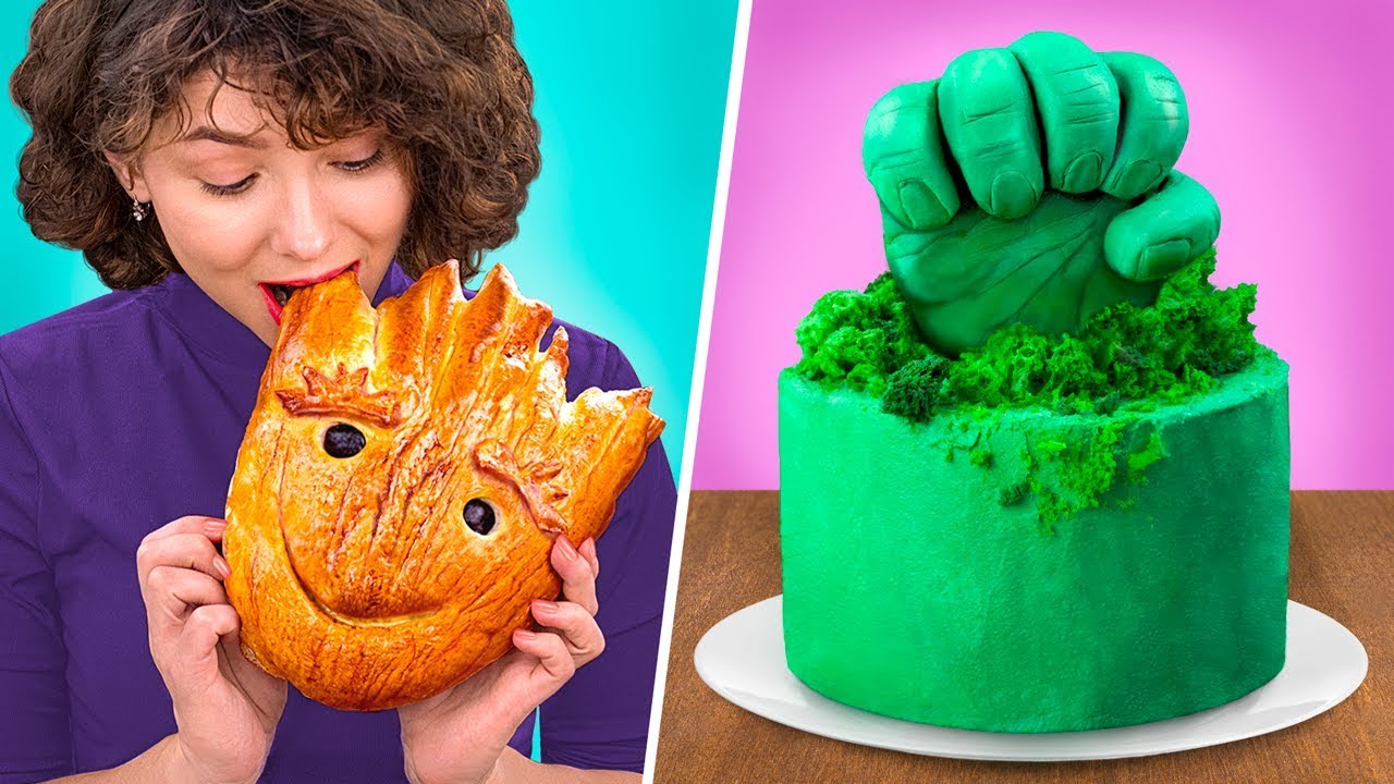 DIY Superhero Food Recipes / Superhero Cake Decoration Ideas DIY Superhero Food Recipes / Superhero Cake Decoration Ideas