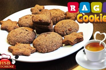 HEALTHY RAGI COOKIES WITH WHEAT & JAGGERY || BISCUITS RECIPE || 100% MILLET COOKIES || RAGI COOKIES