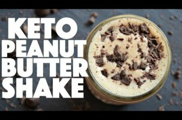 Keto Chocolate Peanut Butter Protein Shake - Healthy Recipe Channel