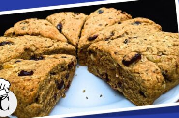 Healthy Cranberry Walnut Scones! An Easy, Healthy Recipe!