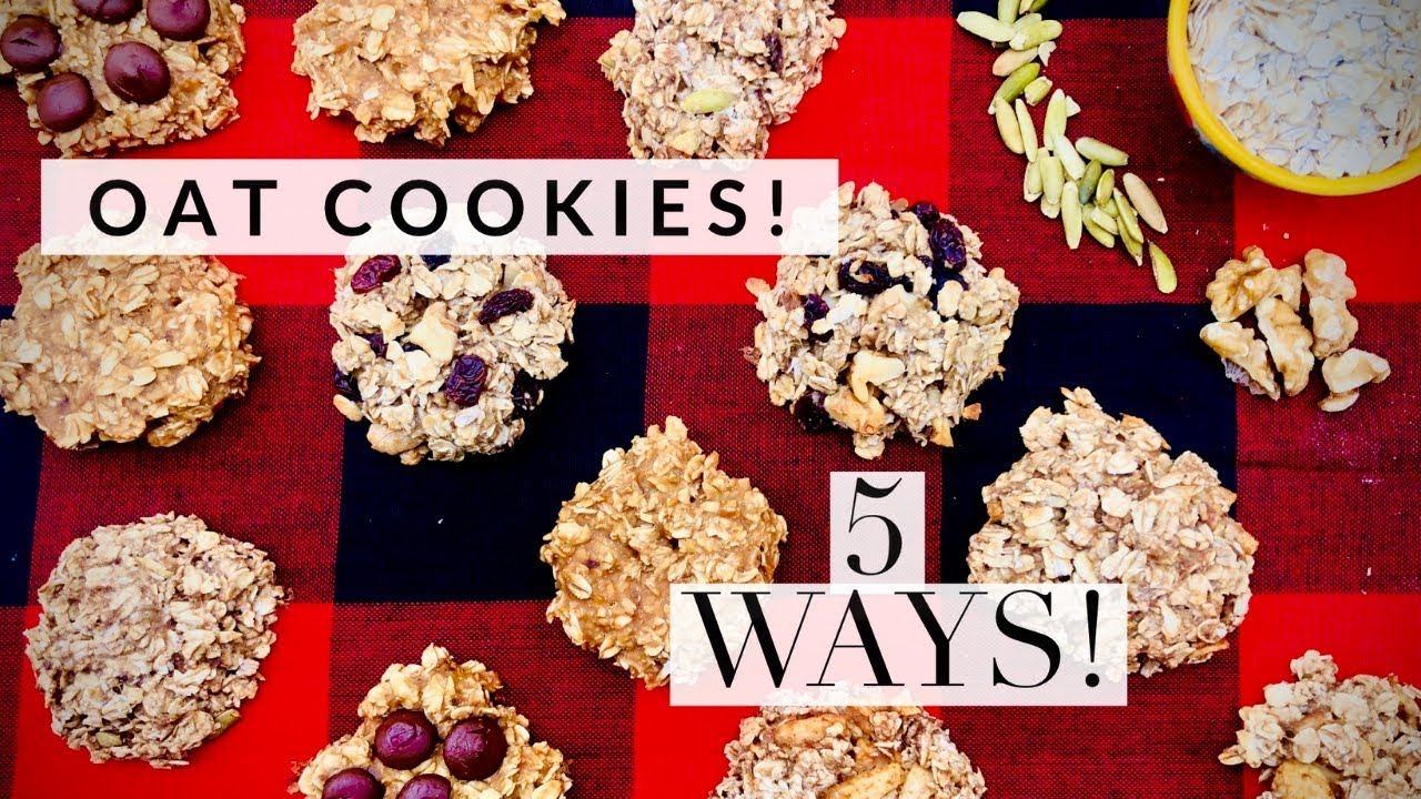 How to make: 5 WAYS HEALTHY oatmeal cookies! Weight loss. Vegan & Dairy free. Plant Based recipe How to make: 5 WAYS HEALTHY oatmeal cookies! Weight loss. Vegan & Dairy free. Plant Based recipe