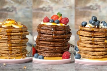 Healthy Pancakes 3 Ways