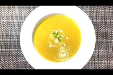 Butternut Squash Ginger Soup - Healthy Soup - Weightwatcher's Recipe - Lunch/ Dinner Recipe