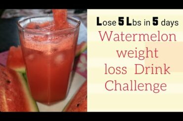 Watermelon Ginger Detox Drink |Healthy Weight Loss Watermelon Juice|Fat Cutter Drink For Weight loss