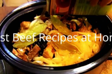 Best 10 Dinner Beef Recipes at Home-Best Recipes For Health