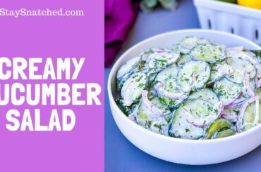 How to Make Creamy Cucumber Salad Recipe