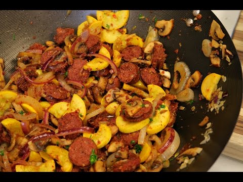 Summer Squash and Sausage Stir Fry – sausage recipes – healthy recipe channel – tasty meal prep – Summer Squash and Sausage Stir Fry - sausage recipes - healthy recipe channel - tasty meal prep -