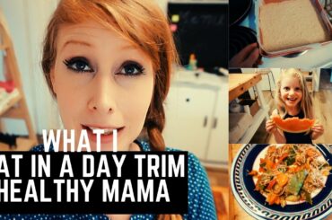 What I Eat In A Day While Losing Pregnancy Weight | Trim Healthy Mama | Full Day Of 'E' Meals