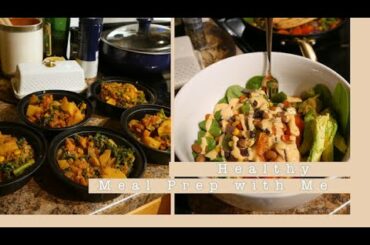 Healthy, Plant-Based Meal Prep With Me