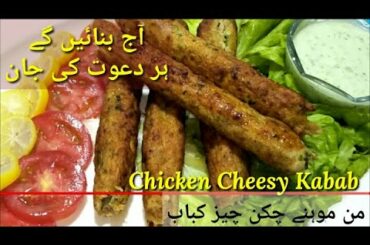 Chicken Cheese Kabab | Ramzan Special Recipes | Quick and Easy Recipe