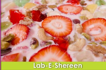 Labeshree Cream Fruit Healthy Recipe in Urdu Hindi Lab-e-Shreen  - RKK