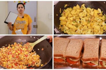 Reports Aa Gaye | SATURDAY Morning Breakfast + Lunch Routine | 2 TYPES Sandwich | Aloo Gobi Fry