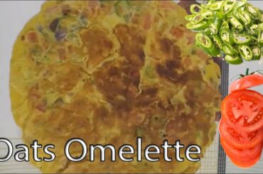 How To Make Oats Omelette I Oats Egg Omelette Recipe I Healthy Bachelor Recipes For Breakfast