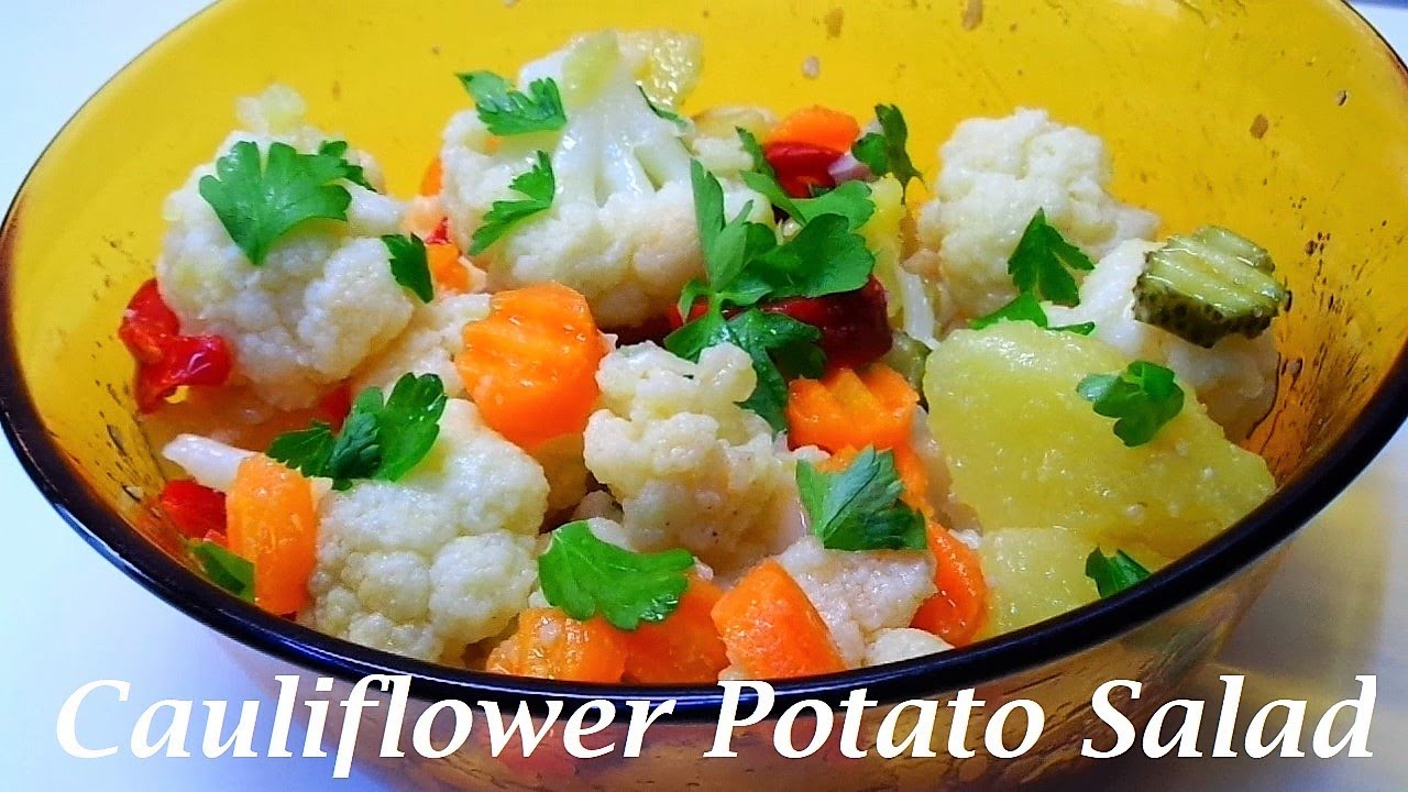 Cauliflower Potato Salad Recipe Italian Style Cauliflower Potato Salad Recipe Italian Style