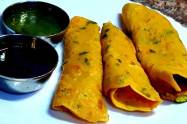 बेसन चीला | Besan Chilla Recipe | Kids Healthy Snack Box Recipe|Healthy and Quick Breakfast|Chilla