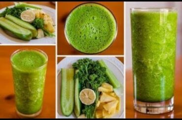 Simple Recipe of Celery Juice and Cucumber to Lose Weight! Health Beauty Tips