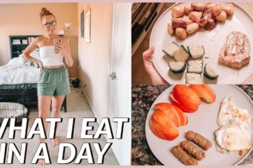 WHAT I EAT IN A DAY to lose weight | realistic, healthy full day of eating