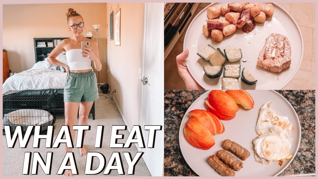 WHAT I EAT IN A DAY to lose weight | realistic, healthy full day of eating WHAT I EAT IN A DAY to lose weight | realistic, healthy full day of eating