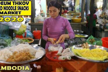 Healthy Breakfast | Phnom Penh Street Noodle Soup | Cambodian Street Food | NARIN FOOD VLOGGER