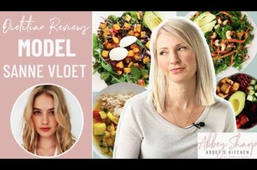 Dietitian Reviews Victoria Secret MODEL Sanne Vloet What I Eat in A Day