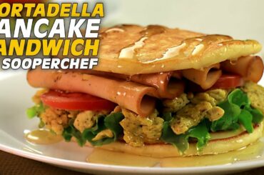 Mortadella Pancake Sandwich Recipe By SooperChef