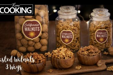 Roasted Walnuts 3 ways | Spiced Walnuts | Honey glazed walnuts | Walnuts with Cinnamon sugar