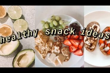 simple & easy snack ideas for the week! 👏🏼 (fitwithkales)