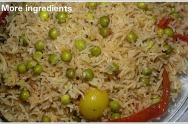 Matar Pulao Recipe | Easy And Delicious Matar Pulao Recipe | Healthy Food Kitchen