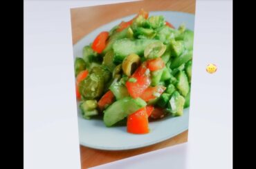 HOW To Make A Healthy Avocado Salad