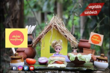 Cheesy Veg sandwich Recipe | Cheese Sandwich