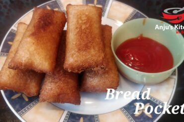 Tasty & Easy Bread Pockets || Easy Snack recipe || Breakfast receipe