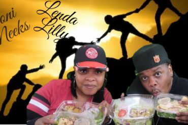 SALAD AND CHICKEN HEALTHY EATING MUKBANG! (Joni Meeks/Lenda Lilly/Heartfelt)