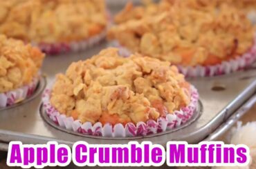 Apple Crumble Muffins- Healthy food recipes