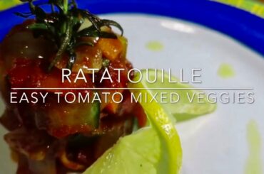 3 minutes cooking [vegetarian /vegan recipe] - Ratatouille - super easy!!!