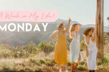 A WEEK IN MY LIFE: MONDAY || Healthy Breakfast Recipe + Photoshoot!