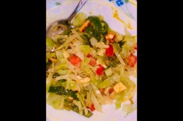 Healthy Paneer salad.