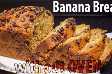 One Bowl Banana Bread Recipe without Oven by MJ's Kitchen | subtitled