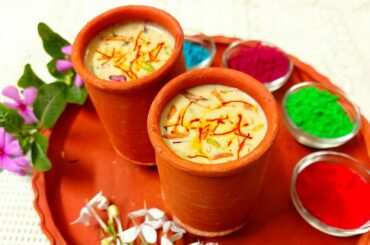thandai recipe,testy and easy thandai,holi spcial thandai recipe,healthy refreshing drink