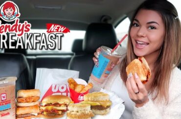 TRYING WENDY'S NEW BREAKFAST MENU ITEMS!