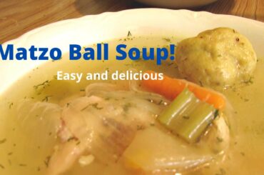 Chicken Soup with Matzo Balls----David's Famous Chicken Soup