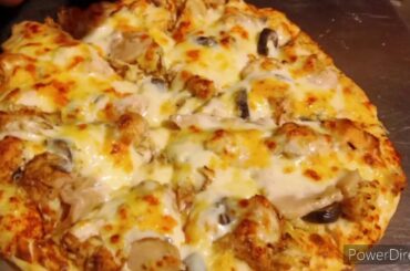 How to make pizza healthy || Bhatti pizza || Mali boti pizza 🍕