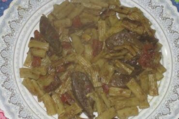 Lamb Liver Penne Pasta / Kaleji Pasta - Kitchen Recipe Episode : 371