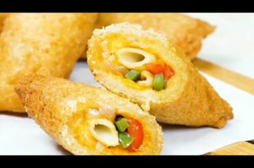 Healthy Stuffed Spring rolls | Pasta stuffing for food lovers | flat bread rolls |Healthy_food_adesh