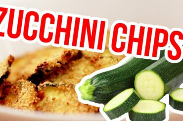 Oven baked Zucchini Chips | HEALTHY RECIPE