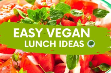 EASY VEGAN LUNCH IDEAS